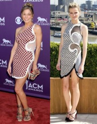 LeAnn Rimes vs Brooklyn Decker in Stella McCartney+Printed swirl dress