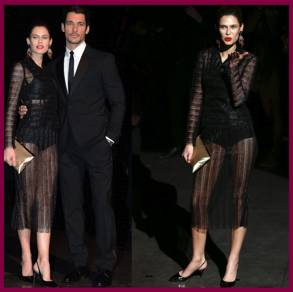 Bianca Balti Front Row at Dolce and Gabbana