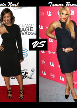 Elsie Neal vs Tamar Braxton in Stella McCartney