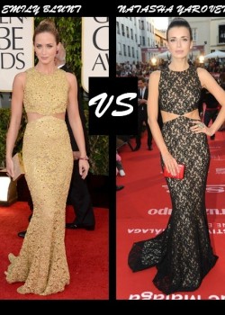 Emily Blunt vs Natasha Yarovenko in Michael Kors