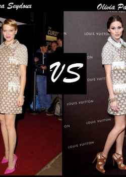 Lea Seydoux vs Olivia Palermo in Louis Vuitton