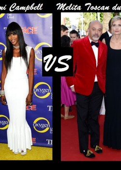 Naomi Campbell vs Melita Toscan du Plantier in Azzedine Alaïa